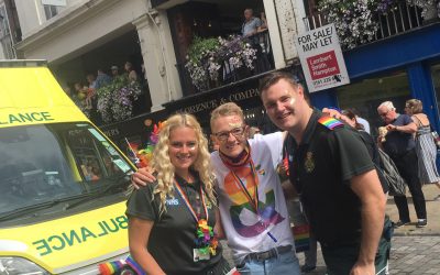 silloth rotary and nhs members pride event