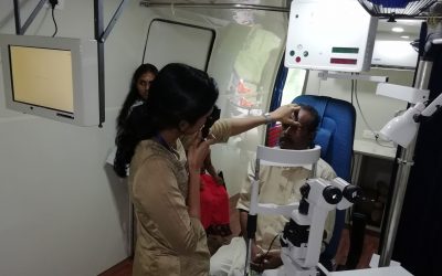 kerala mobile eye clinic during floods