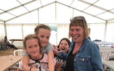 young kids enjoying rotary funded summer camp