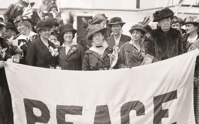 war peace banner american pacifists